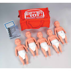 Basic Ready-or-Not Tot® - 5-Pack of White Manikins